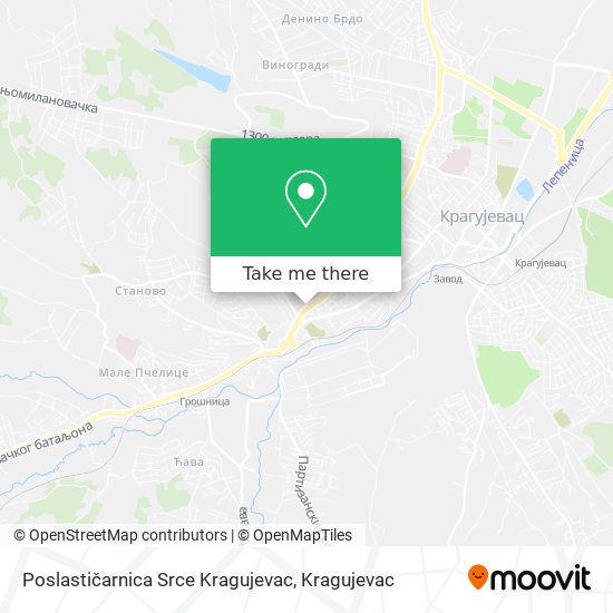 Poslastičarnica Srce Kragujevac map