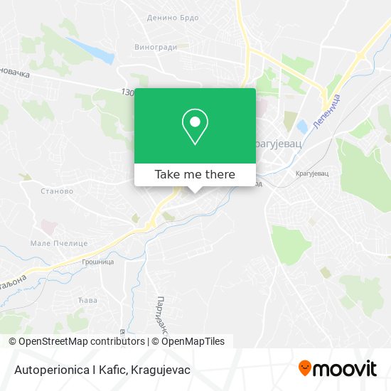 Autoperionica I Kafic map