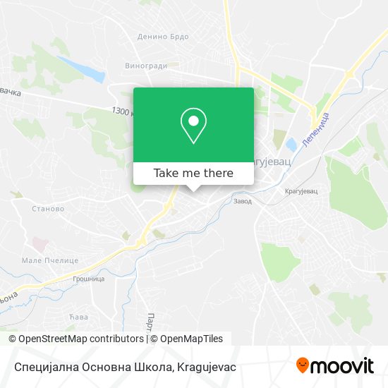 Специјална Основна Школа map