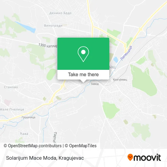 Solarijum Mace Moda map
