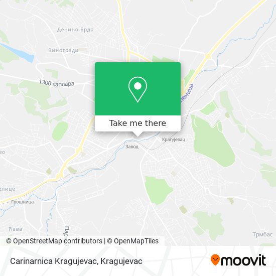Carinarnica Kragujevac map