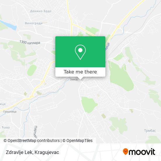 Zdravlje Lek map