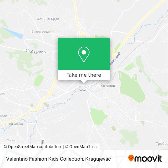 Valentino Fashion Kids Collection map