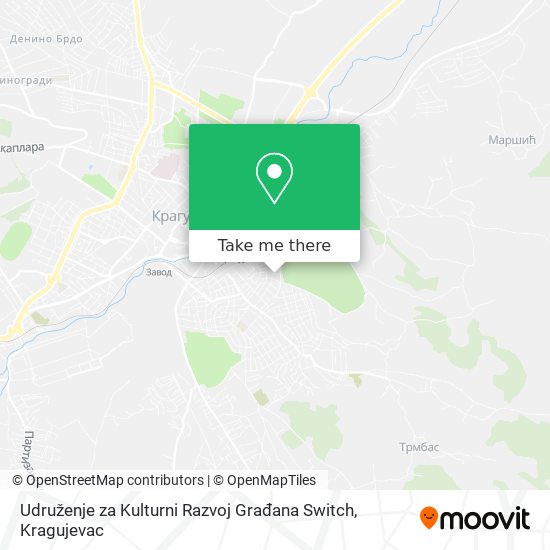Udruženje za Kulturni Razvoj Građana Switch map