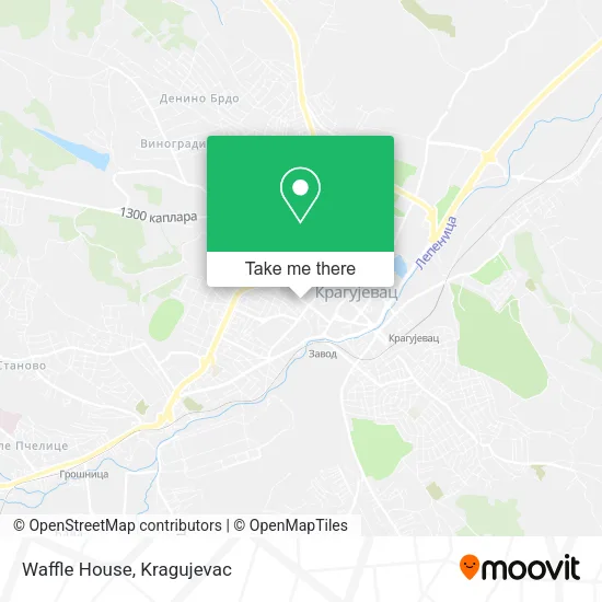 Waffle House map