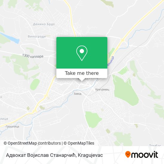 Адвокат Војислав Станарчић map