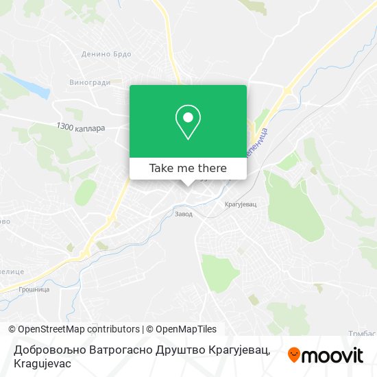 Добровољно Ватрогасно Друштво Крагујевац map