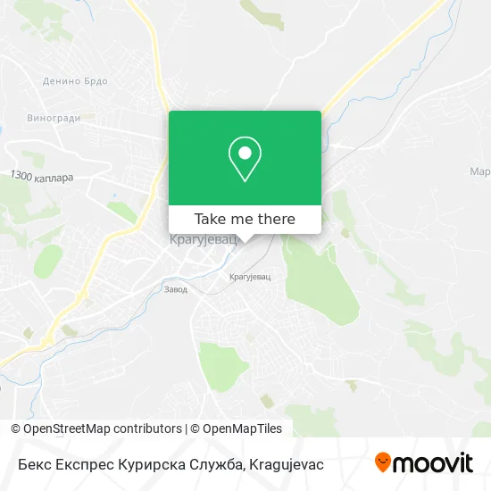 Бекс Експрес Курирска Служба map