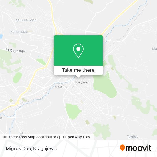 Migros Doo map