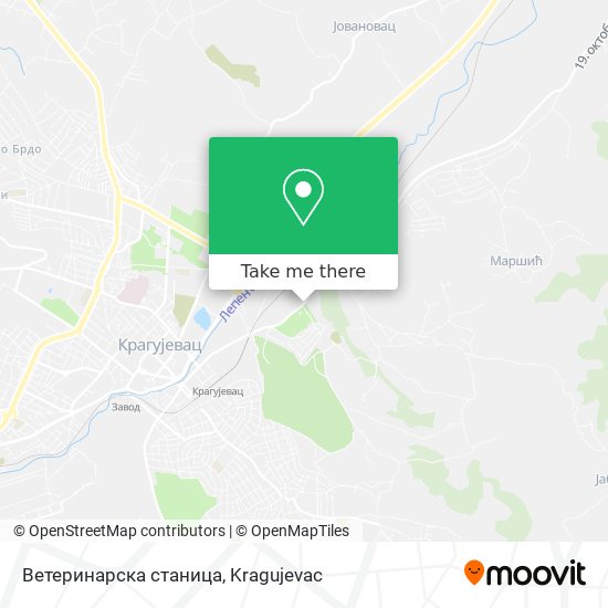 Ветеринарска станица map