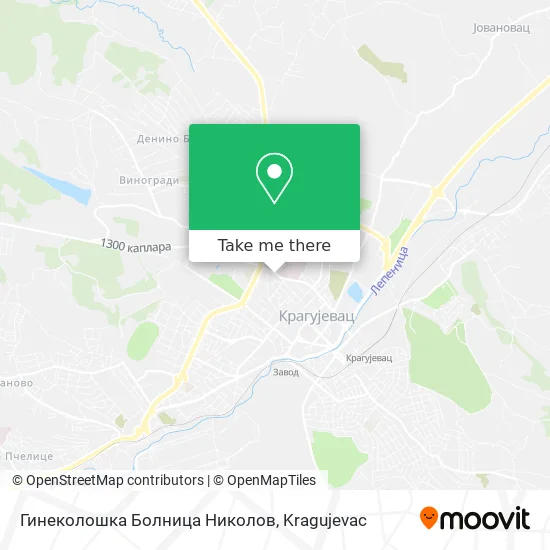 Гинеколошка Болница Николов map