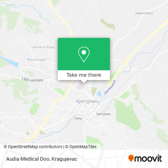 Audia Medical Doo map