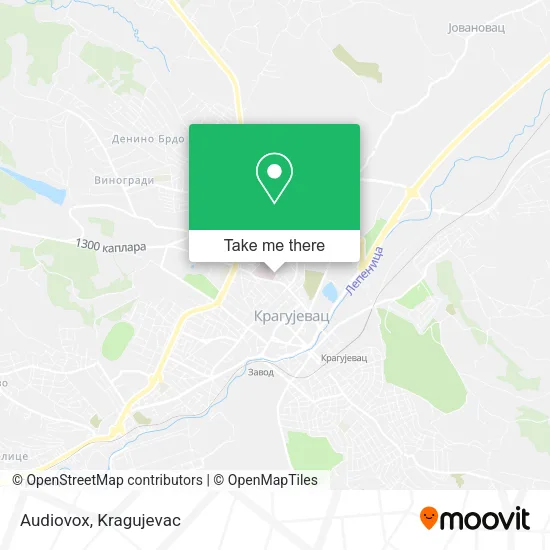 Audiovox map