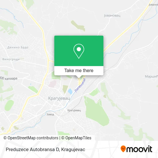Preduzece Autobransa D map