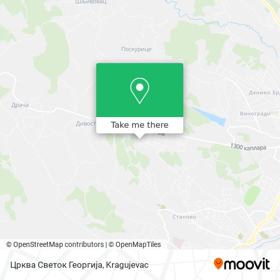 Црква Светок Георгија map