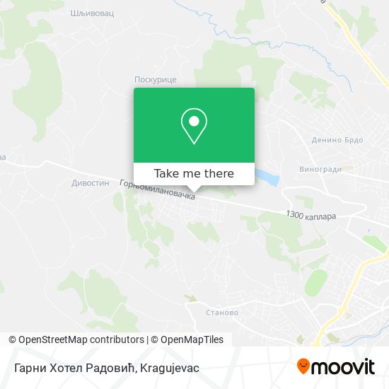 Гарни Хотел Радовић map