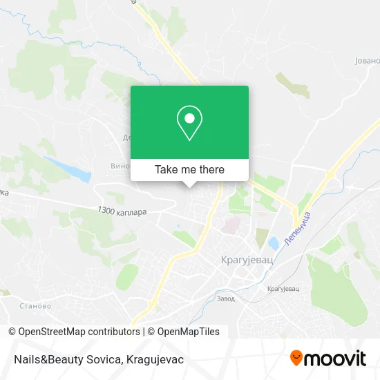 Nails&Beauty Sovica map