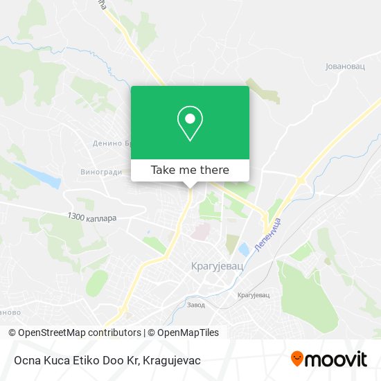 Ocna Kuca Etiko Doo Kr map