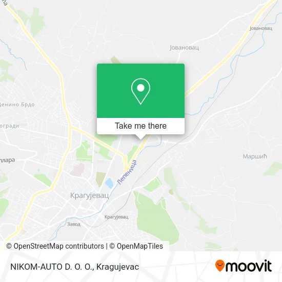 NIKOM-AUTO D. O. O. map
