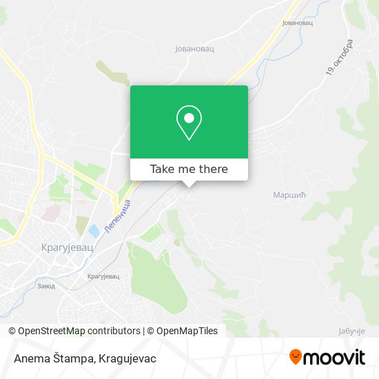 Anema Štampa map