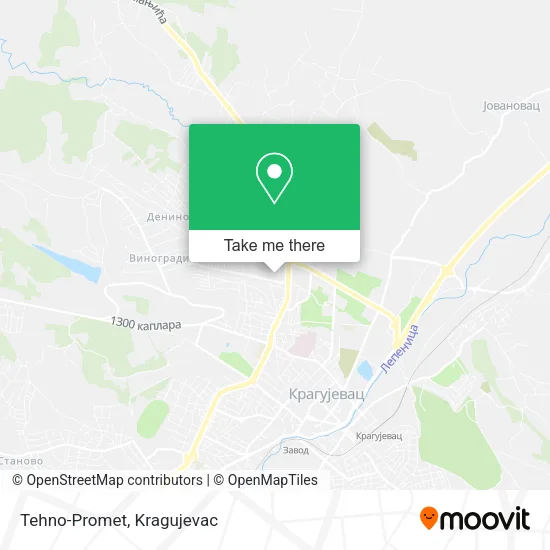 Tehno-Promet map