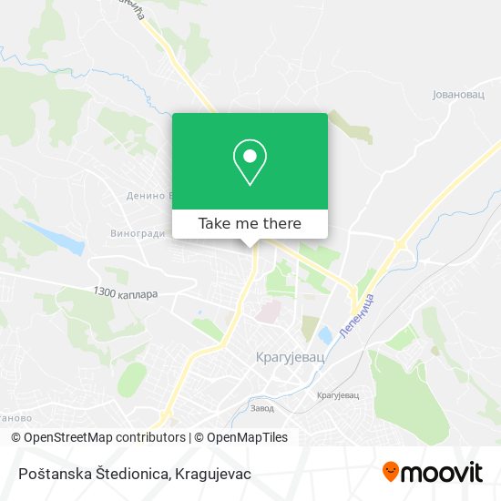 Poštanska Štedionica map