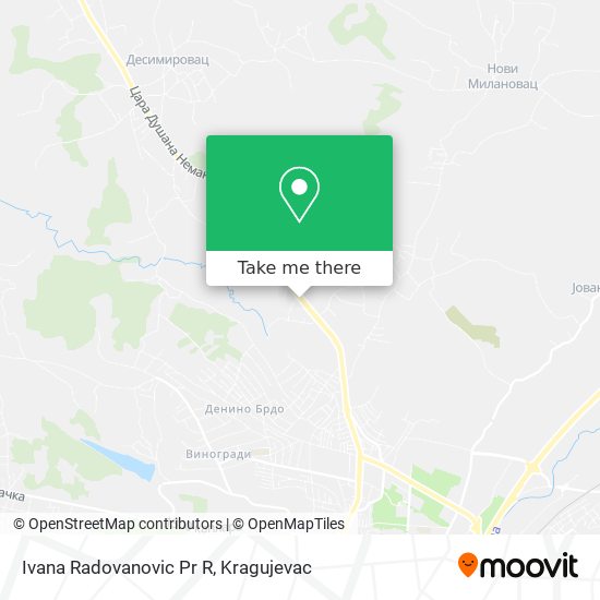 Ivana Radovanovic Pr R map