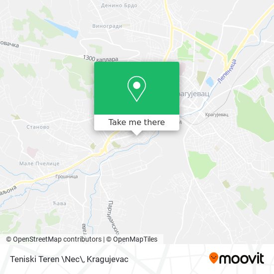 Teniski Teren \Nec\ map