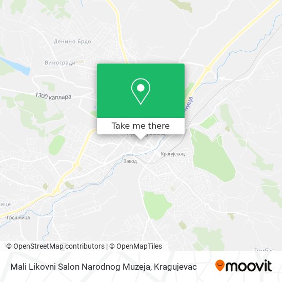 Mali Likovni Salon Narodnog Muzeja map