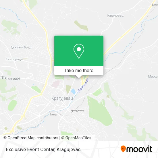 Exclusive Event Centar map