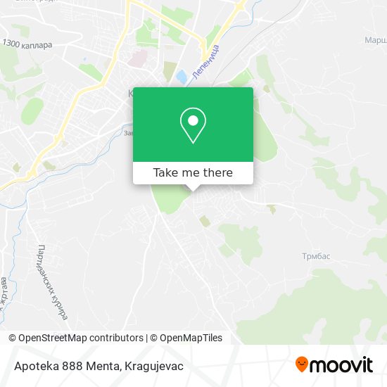 Apoteka 888 Menta map