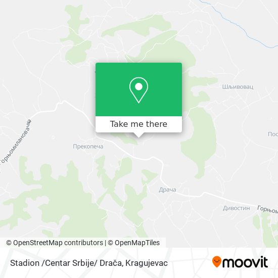 Stadion /Centar Srbije/ Drača map