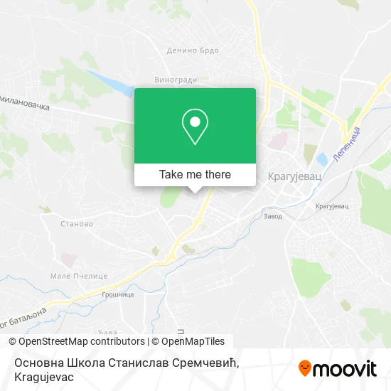 Основна Школа Станислав Сремчевић map