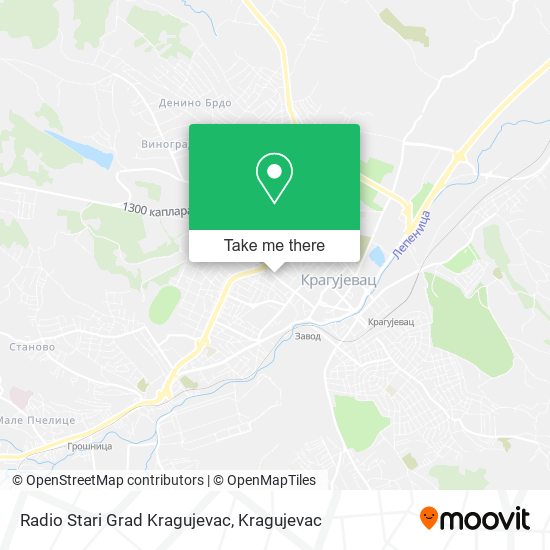 Radio Stari Grad Kragujevac map