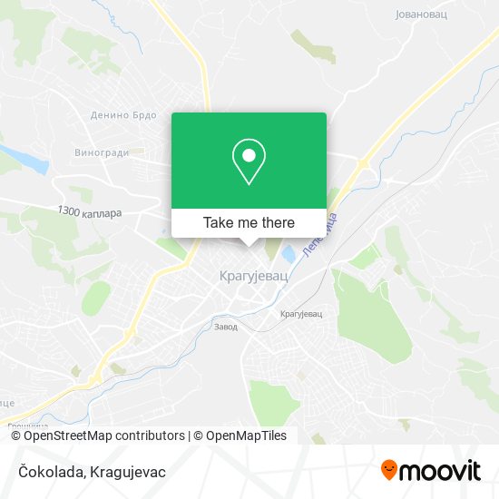 Čokolada map