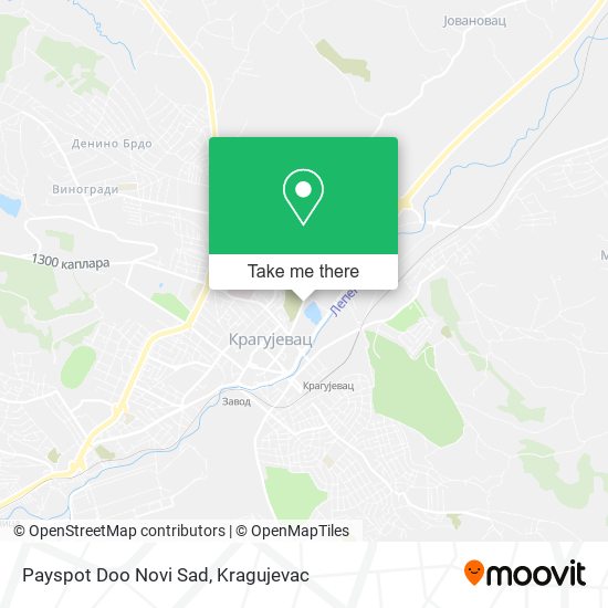 Payspot Doo Novi Sad map