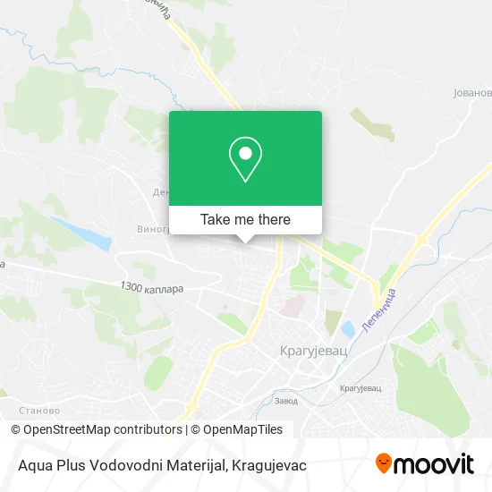 Aqua Plus Vodovodni Materijal map