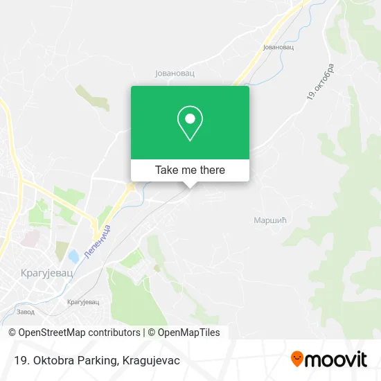 19. Oktobra Parking map