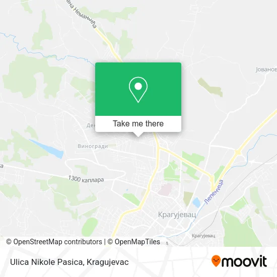 Ulica Nikole Pasica map