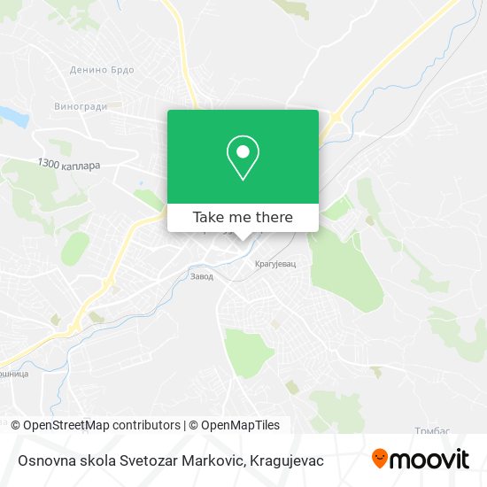 Osnovna skola Svetozar Markovic map