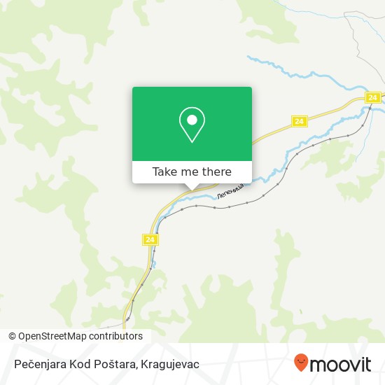 Pečenjara Kod Poštara map