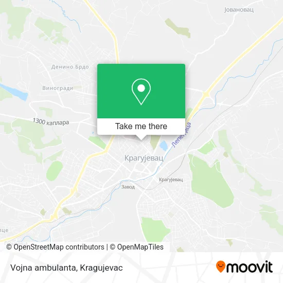 Vojna ambulanta map