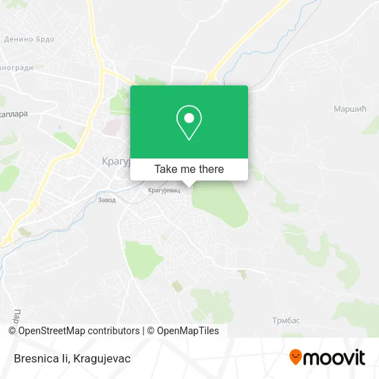 Bresnica Ii map