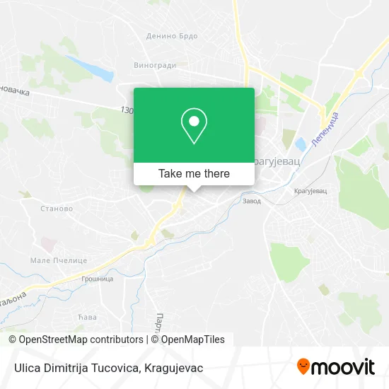 Ulica Dimitrija Tucovica map