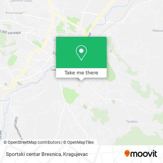 Sportski centar Bresnica map