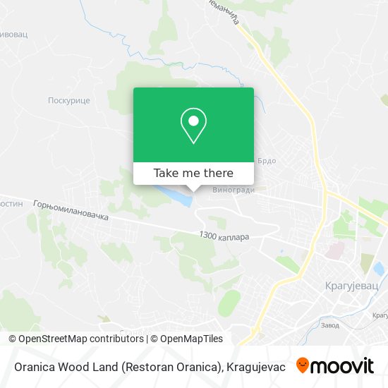 Oranica Wood Land (Restoran Oranica) map