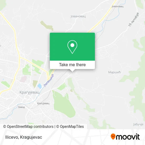 Ilicevo map