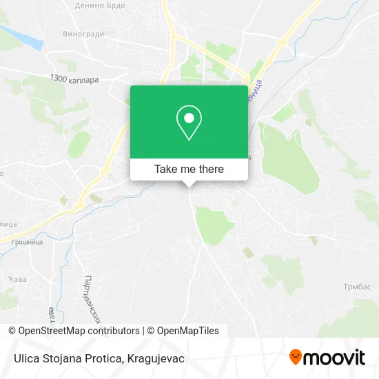 Ulica Stojana Protica map