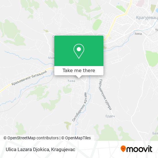 Ulica Lazara Djokica map