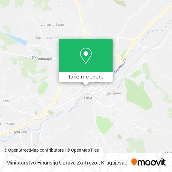 Ministarstvo Finansija Uprava Za Trezor map